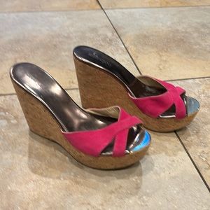Jimmy Choo  Pink Platform 4.5 Inches Heels Sandal size 39.5